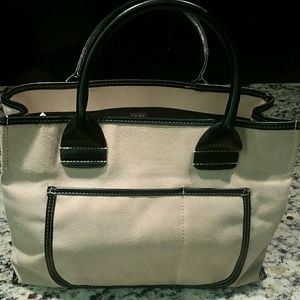Suede tote bag